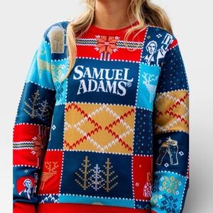 Samuel Adams Boston Lager Beer Ugly Christmas Sweater
